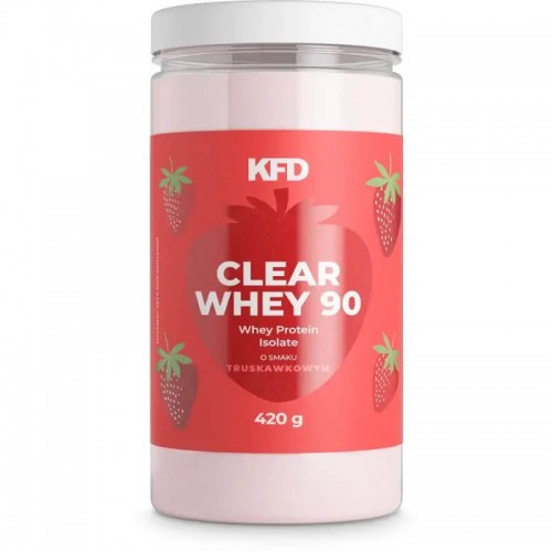 KFD Clear Whey Protein Isolate 420 g Truskawka