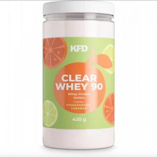 KFD Clear Whey Protein Isolate 420 g Pomarańcza-Limonka