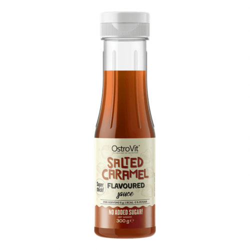 OstroVit Salted Caramel Sauce 300g - syrop zero bez cukru