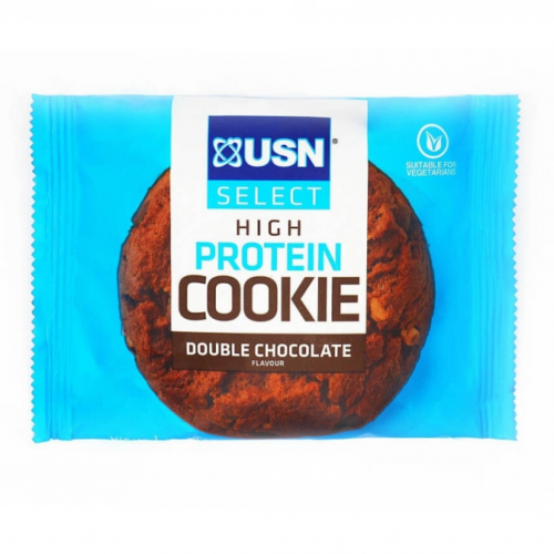 USN High Protein Cookie Double Chocolate 60g - ciastko proteinowe podwójna czekolada