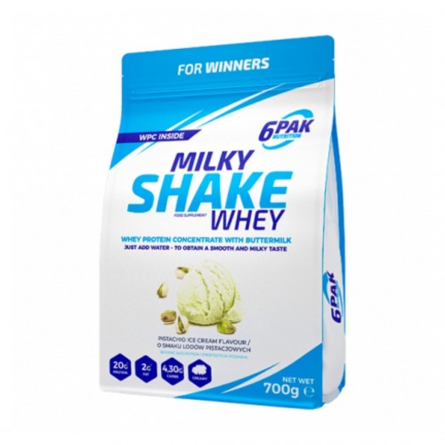6PAK Milky Shake Whey Pistachio Ice Cream 700g