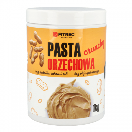 FITREC Pasta Orzechowa Crunchy 1kg