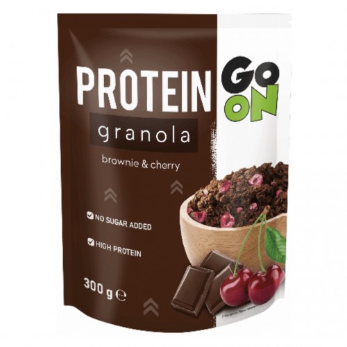 GO ON Granola Proteinowa Bez Cukru Brownie Cherry 300g