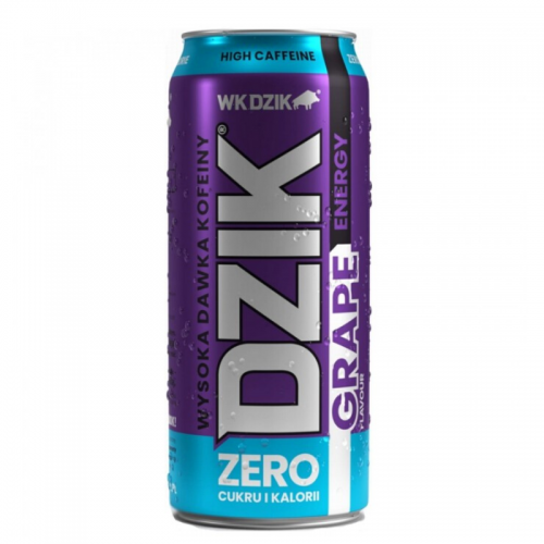 WK Dzik Energy Grape Zero Kalorii 500ml