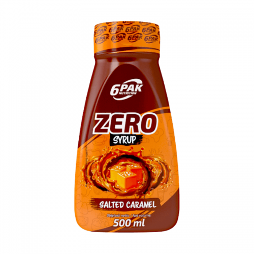 6PAK Syrup Zero Salted Caramel 500ml