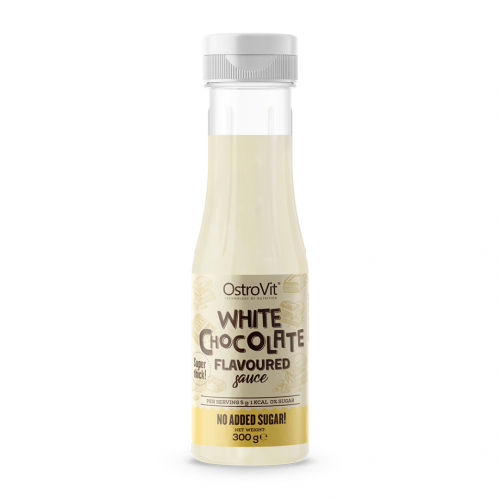 OstroVit White Chocolate Sauce 300g - syrop zero bez cukru