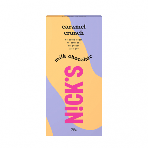 NICKS Milk Chocolate Caramel Crunch 75g