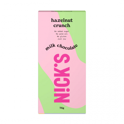 NICKS Milk Chocolate Hazelnut Crunch 75g