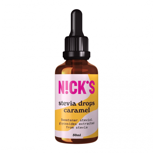 NICKS Stevia Drops Caramel 50ml
