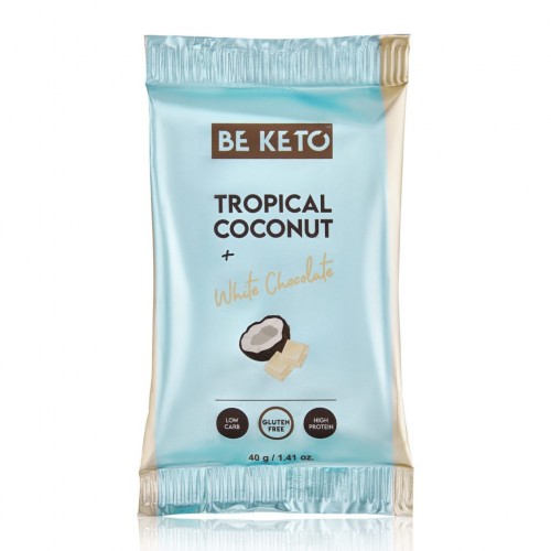 Kokos & Biała Czekolada - Keto Baton - 40g - Beketo