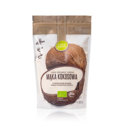 Mąka kokosowa - BIO - 500g - Coco Farm