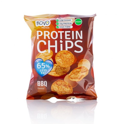 Chipsy BBQ proteinowe - 30g - Novo