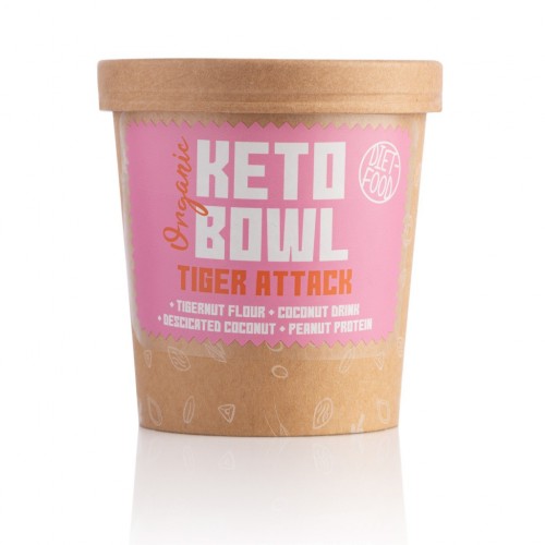 Śniadaniowy kubek Keto Bowl Tiger Attack - 70g - Diet-Food
