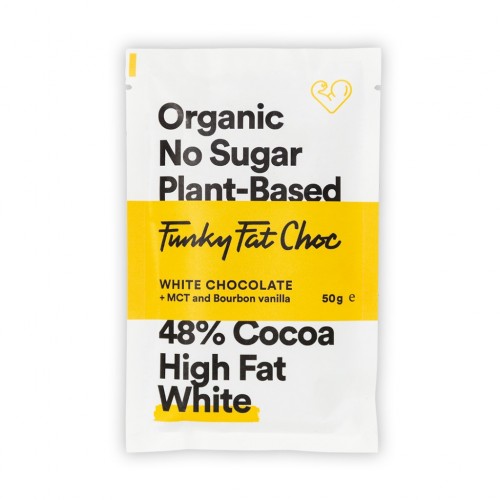 Wanilia - biała czekolada keto z MCT - 50g - Funky Fat Foods