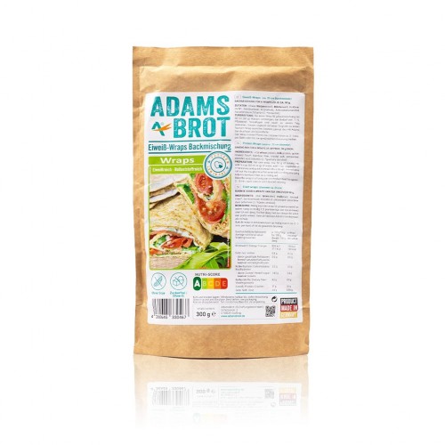 Mieszanka do wypieku keto wrapów proteinowych - 300g - AdamsBrot