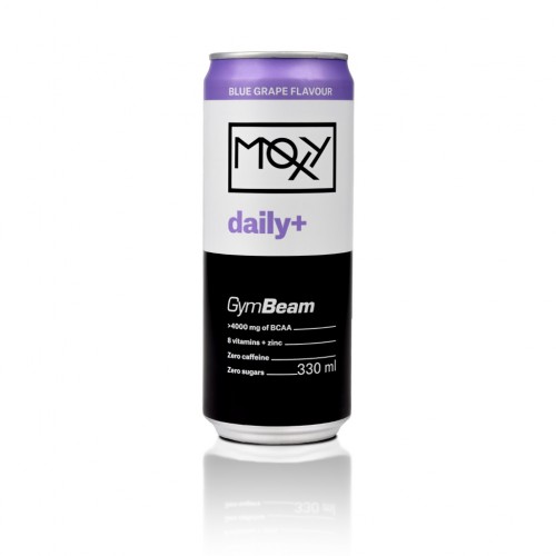 Niebieskie winogrono - napój witaminowy Moxy Daily+ - 330ml - GymBeam