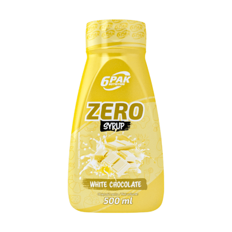 6PAK Syrup Zero White Chocolate 500ml