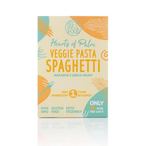 Spaghetti - Serce Palmy - Makaron niskowęglowodanowy - 255g - Diet-Food