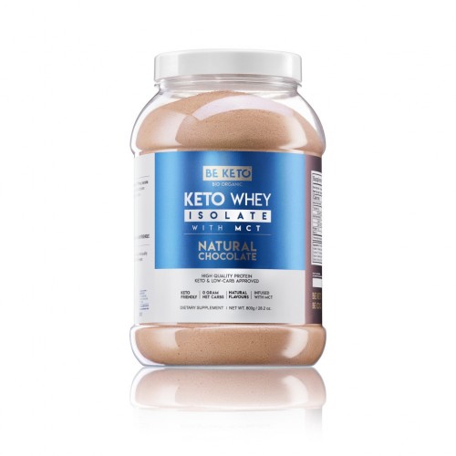 Naturalna czekolada - izolat białka z olejem MCT - 800g - BeKeto