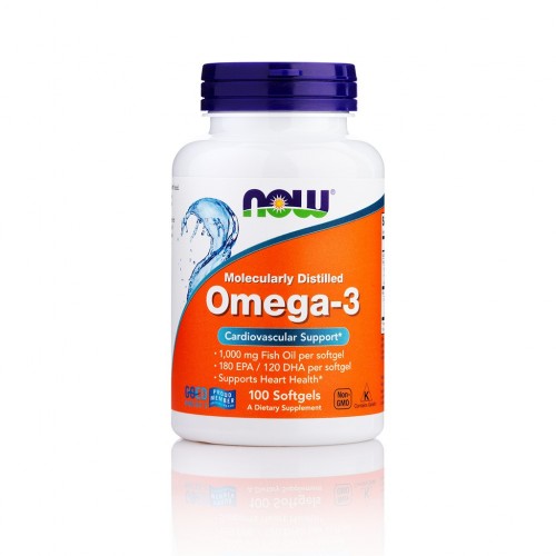 Omega-3 - 100 kapsułek - 1000mg - Now Foods