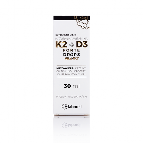 Witamina K2 + D3 w kropelkach - 30ml - Laborell