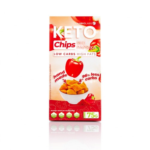 Chipsy o smaku paprykowym - keto - 75g - CambioLabs