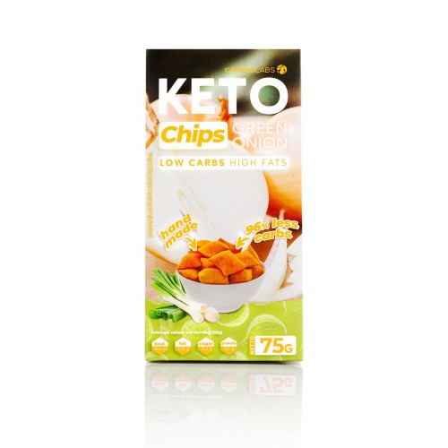 Chipsy o smaku zielonej cebulki - keto - 75g - CambioLabs