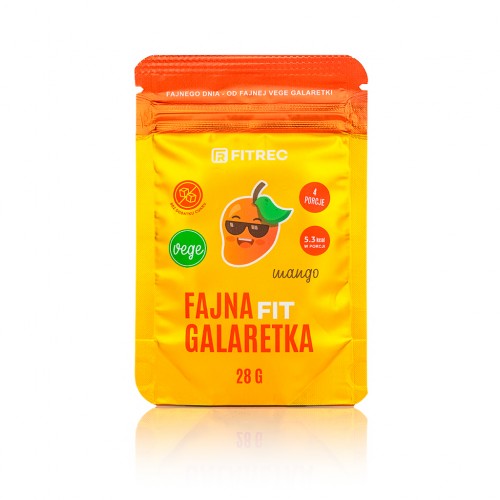FITREC Fajna Galaretka Wegańska Mango 28g (4 porcje)