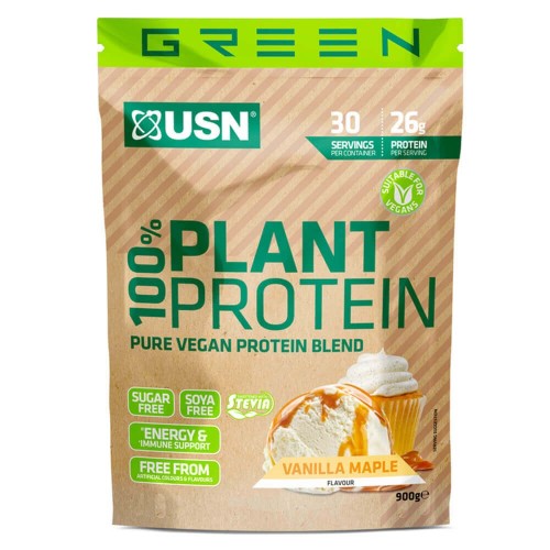 USN 100% Plant Protein Vanilla Maple 900g