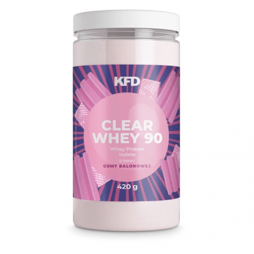 KFD Clear Whey Protein Isolate 420 g Guma Balonowa