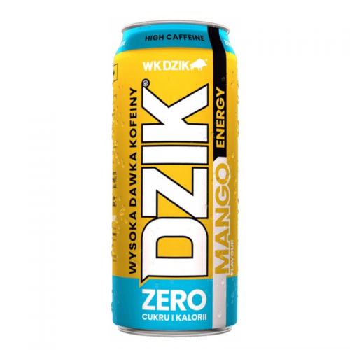WK Dzik Energy Mango Zero Kalorii 500ml