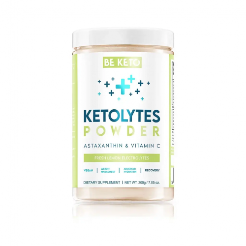 BeKeto Keto elektrolity Ketolytes w proszku Świeża Cytryna 200g
