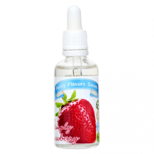 Funky Flavors Simply Strawberries 50ml - słodzony aromat bez cukru