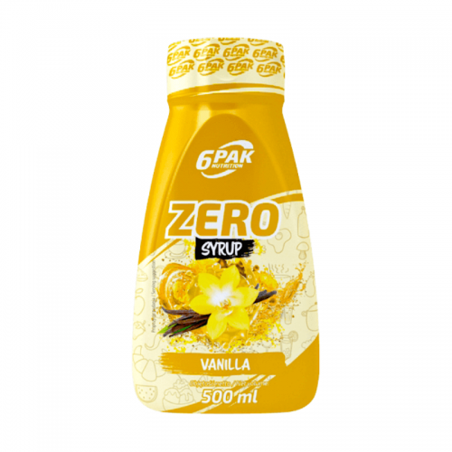 6PAK Syrup Zero Vanilla 500ml