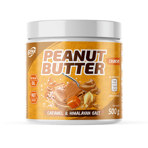 6PAK Peanut Butter Caramel & Himalayan Salt 500g