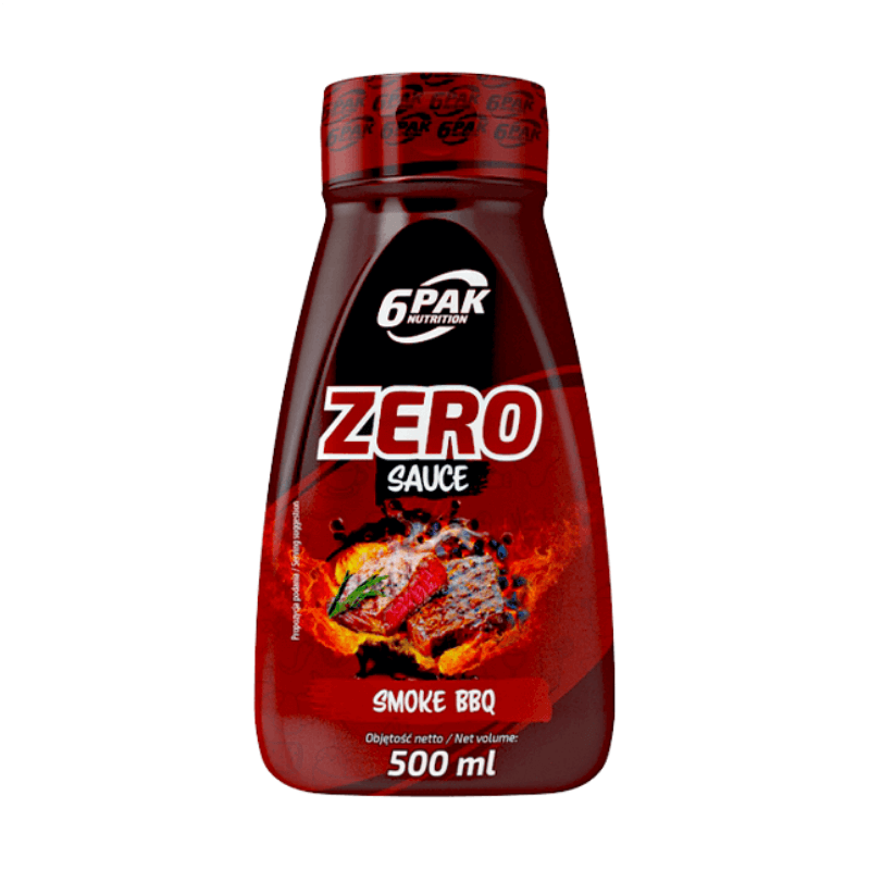 6PAK Sauce Zero Smoke BBQ 500ml