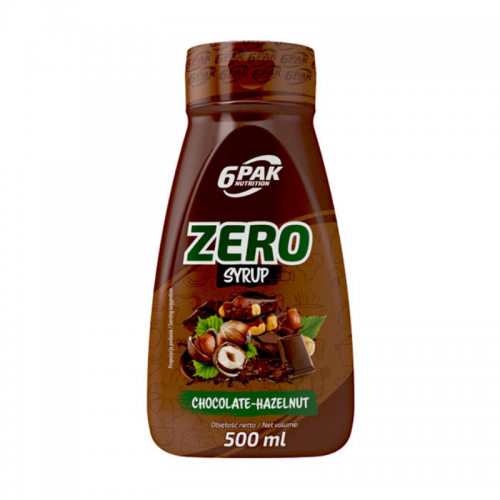 6PAK Syrup Zero Chocolate Hazelnut 500ml