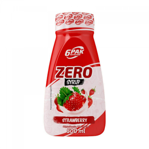 6PAK Syrup Zero Strawberry 500ml