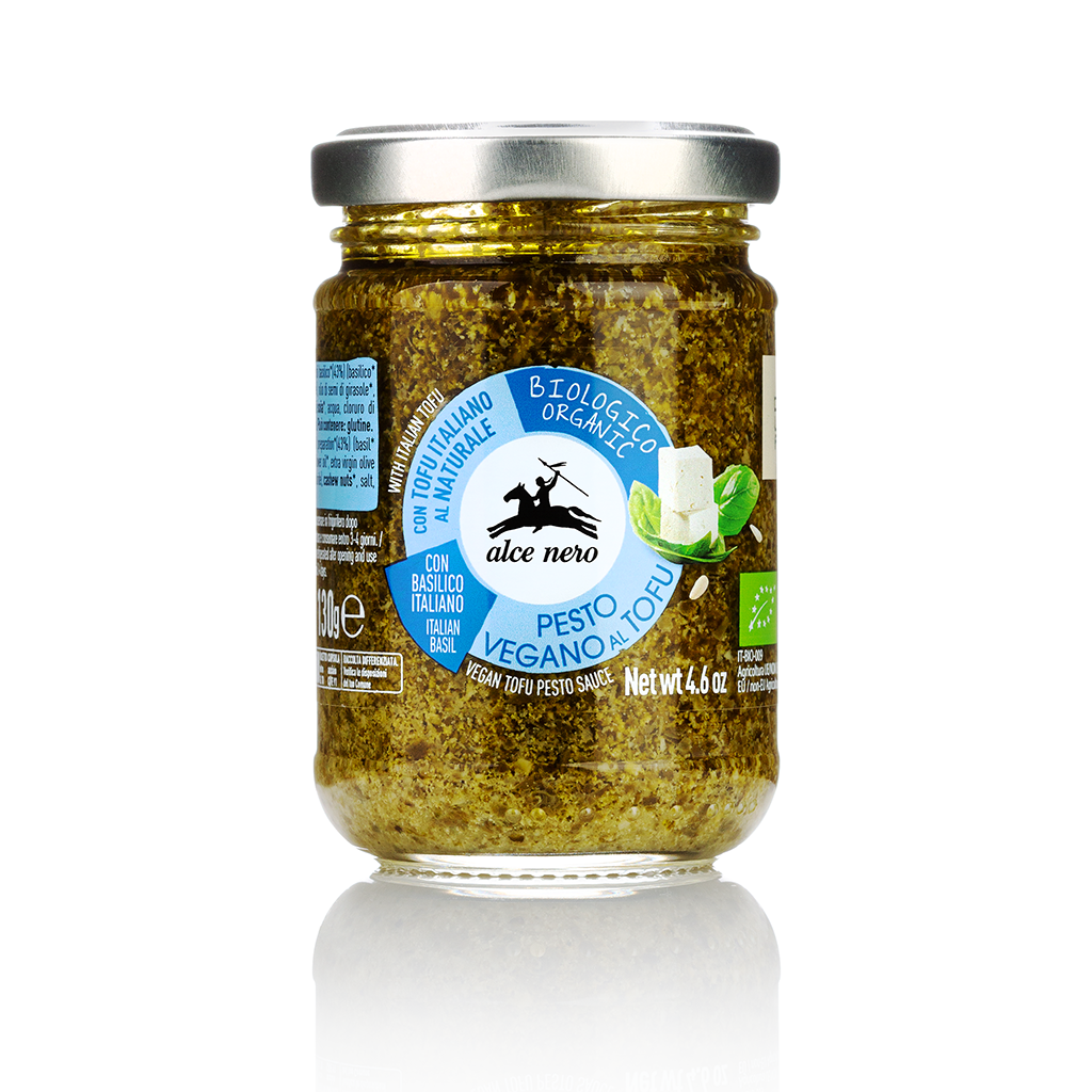 BIO wegańskie bazyliowe Pesto z tofu - 130g - Alce Nero