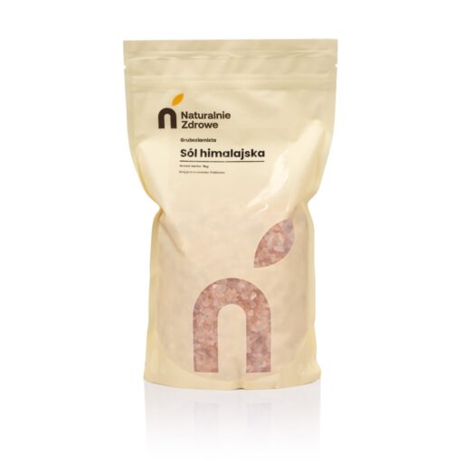 Sól Himalajska gruboziarnista 1kg - Naturalnie Zdrowe