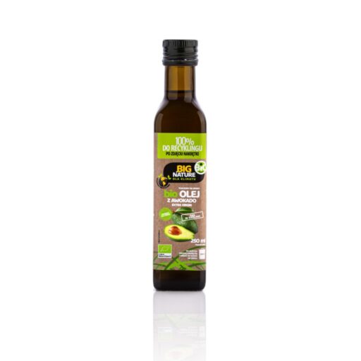 2595.jpg Tłoczony na zimno - olej BIO z awokado - 250ml - Big Nature