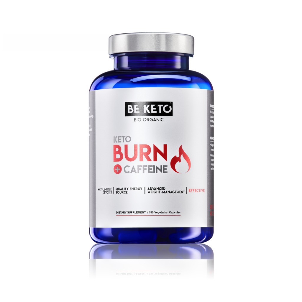 2658.jpg Spalacz tłuszczu - Keto burn z kofeiną - 180 kaps. - BeKeto