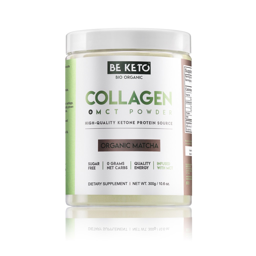 2660.jpg Matcha - kolagen z Olejem MCT - 300g - BeKeto