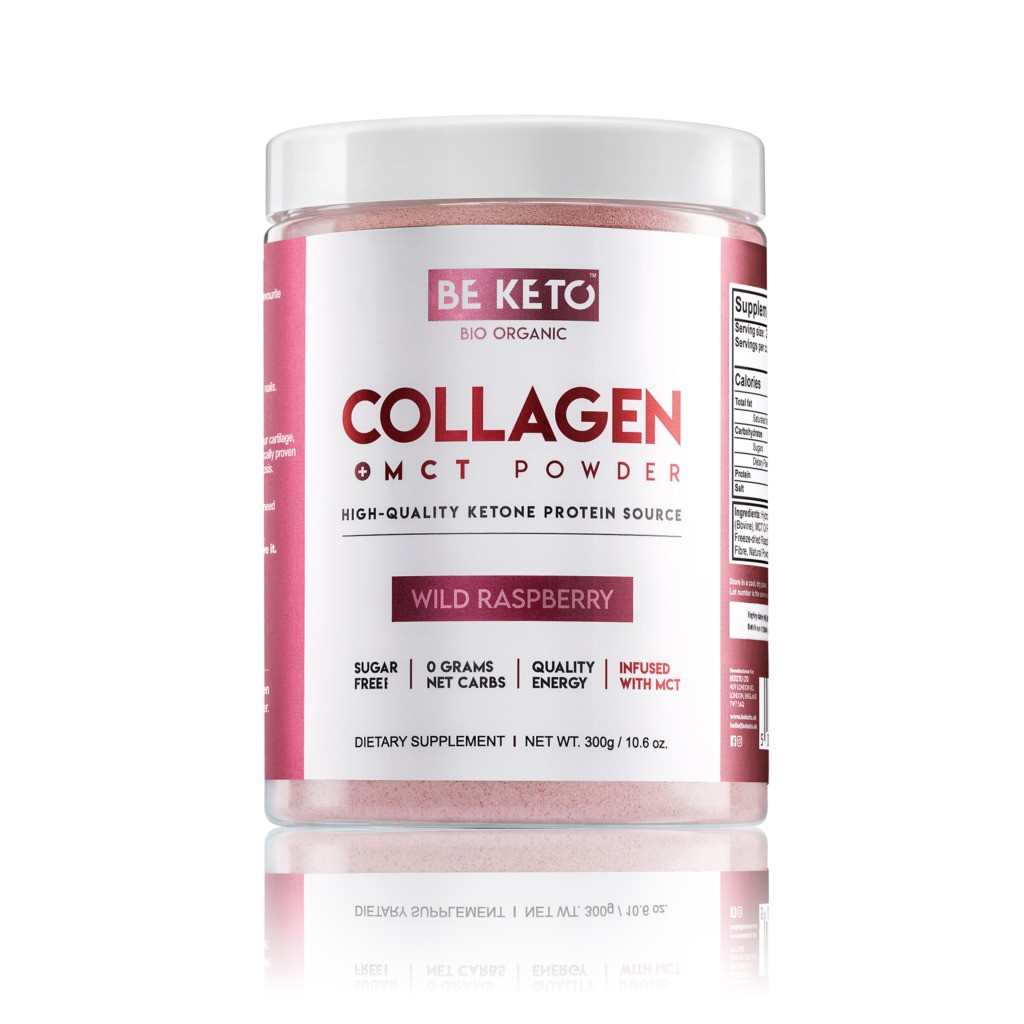 2661.jpg Dzika malina - kolagen z Olejem MCT - 300g - BeKeto