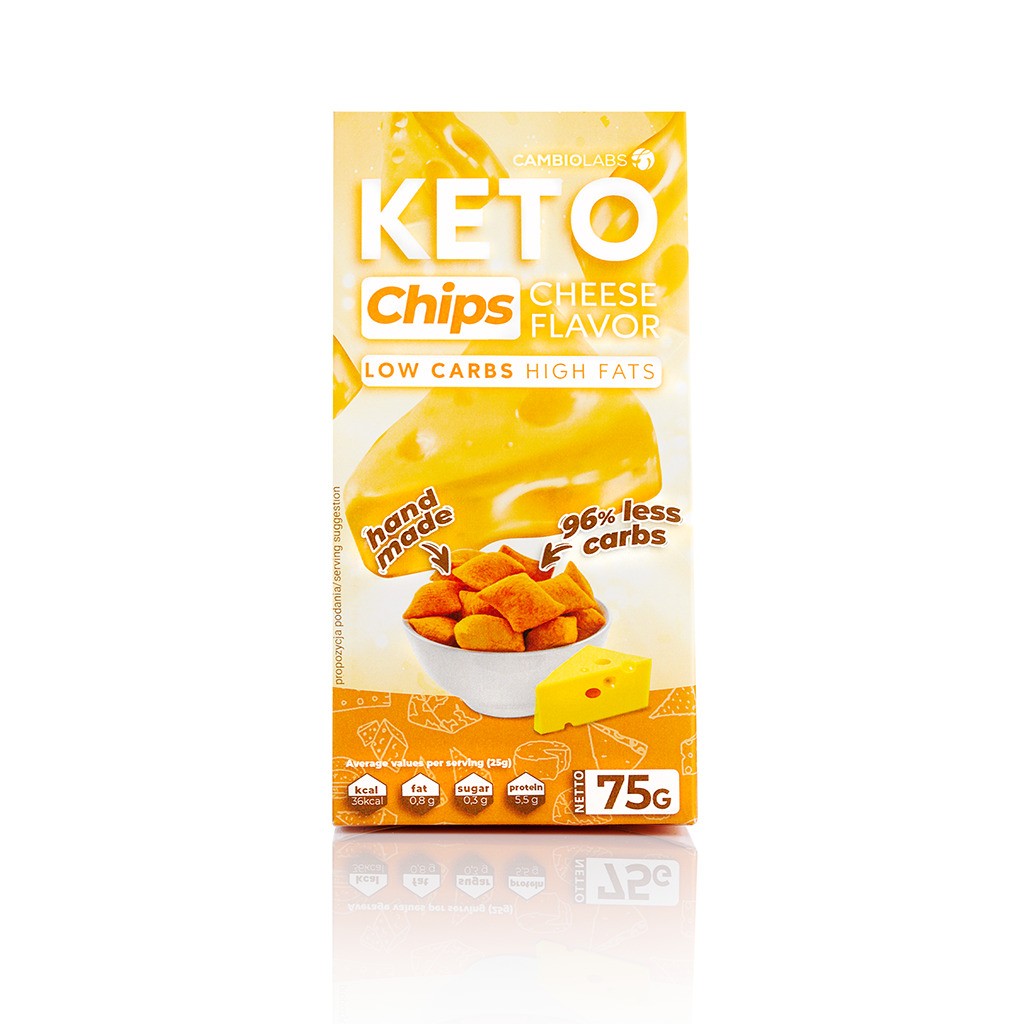 Chipsy o smaku serowym - keto - 75g - CambioLabs