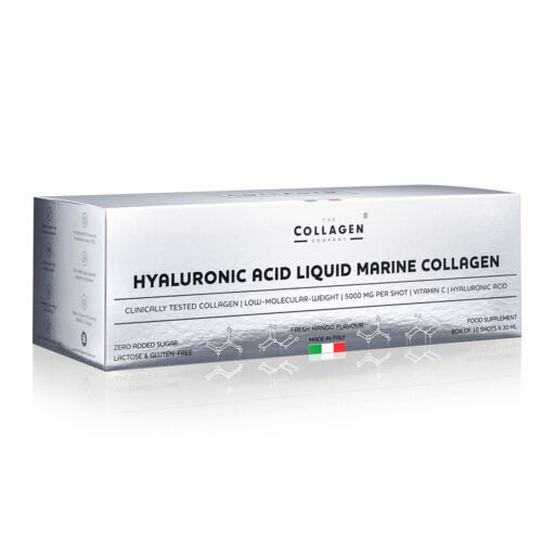 Płynny Kolagen Morski z Kwasem Hialuronowym - Mango - 10 x 30 ml - The Collagen Company
