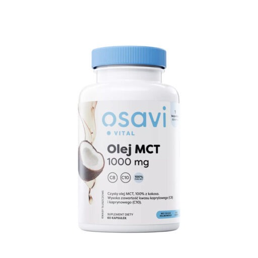 Olej MCT w kapsułkach - 120 kaps. - Osavi