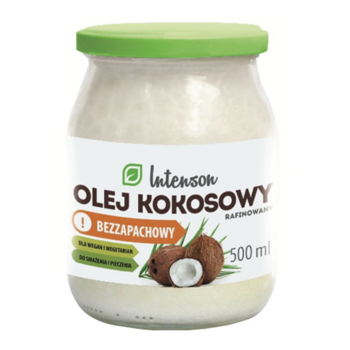 Olej kokosowy rafinowany Intenson 500 ml