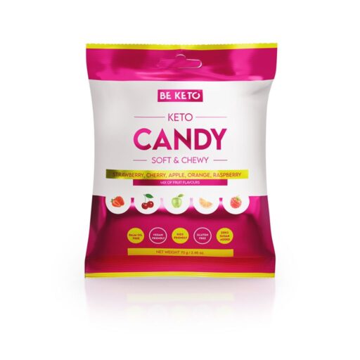 Keto Cukierki Owocowa Mieszanka - 70 g - BeKeto