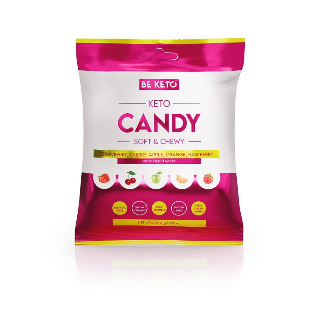 Keto Cukierki Owocowa Mieszanka - 70 g - BeKeto